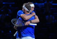 Ruud kan få etterlengtet duell mot rival Casper Ruud og Europa vant Laver Cup. Foto: Maja Smiejkowska / AP / NTB