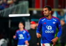 Marerittrekken fortsetter for Vålerenga – tapte byderbyet mot KFUM Vålerengas Aaron Kiil Olsen scoret mot KFUM. Foto: Heiko Junge / NTB