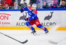 Vålerenga reiste seg fra tidlige smeller – senket Nidaros Pathrik Westerholm scoret hattrick i Vålerengas snuoperasjon torsdag. Bildet er fra en kamp tidligere i sesongen. Foto: Stian Lysberg Solum / NTB
