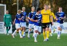 Start vendte og slo kriserammede Raufoss ut av cupen med 5-1 Start-jubel etter scoring i cupkampen mot knkurstruede Raufoss. Foto: Javad Parsa / NTB
